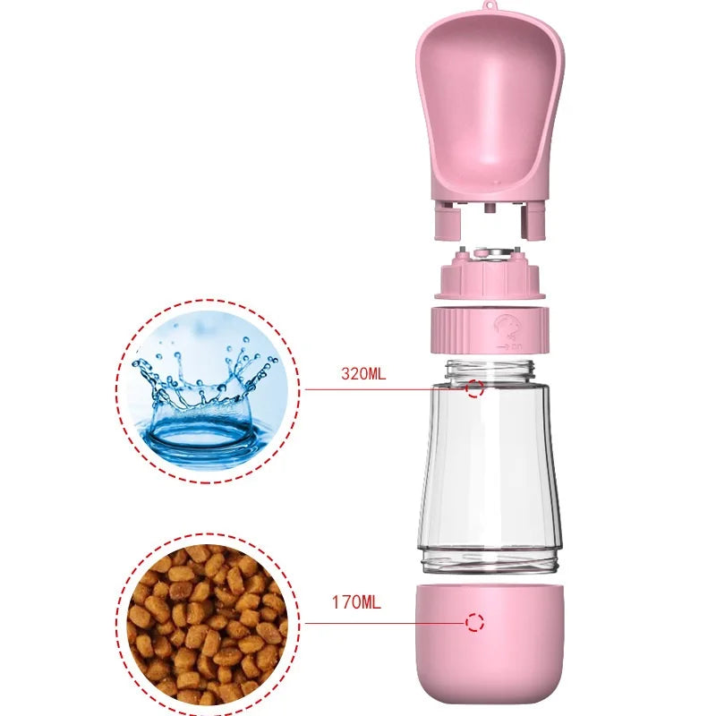 2 In 1 Portable Water Bottle